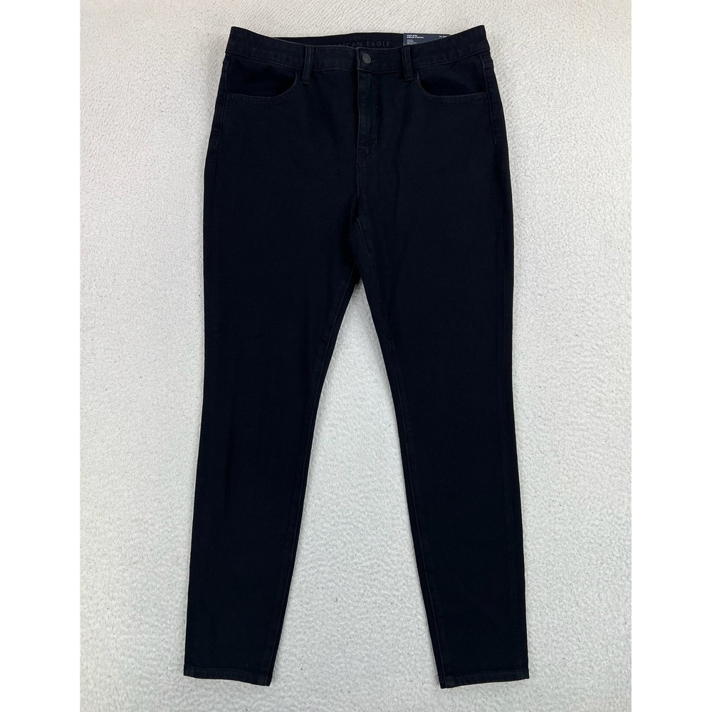 American Eagle High-Rise Jegging Jeans Womens 12 Proper Black Dream Stretch